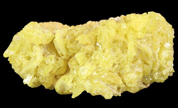 Sulfur Crystal Cluster on Matrix - Nevada #69155